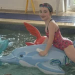 Having fun a mermaid party